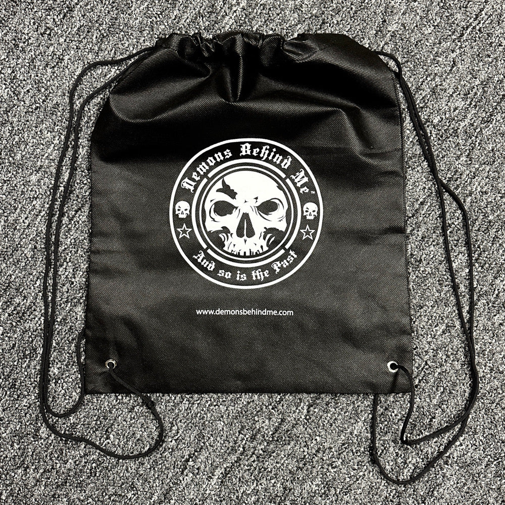 Black Drawstring Bag