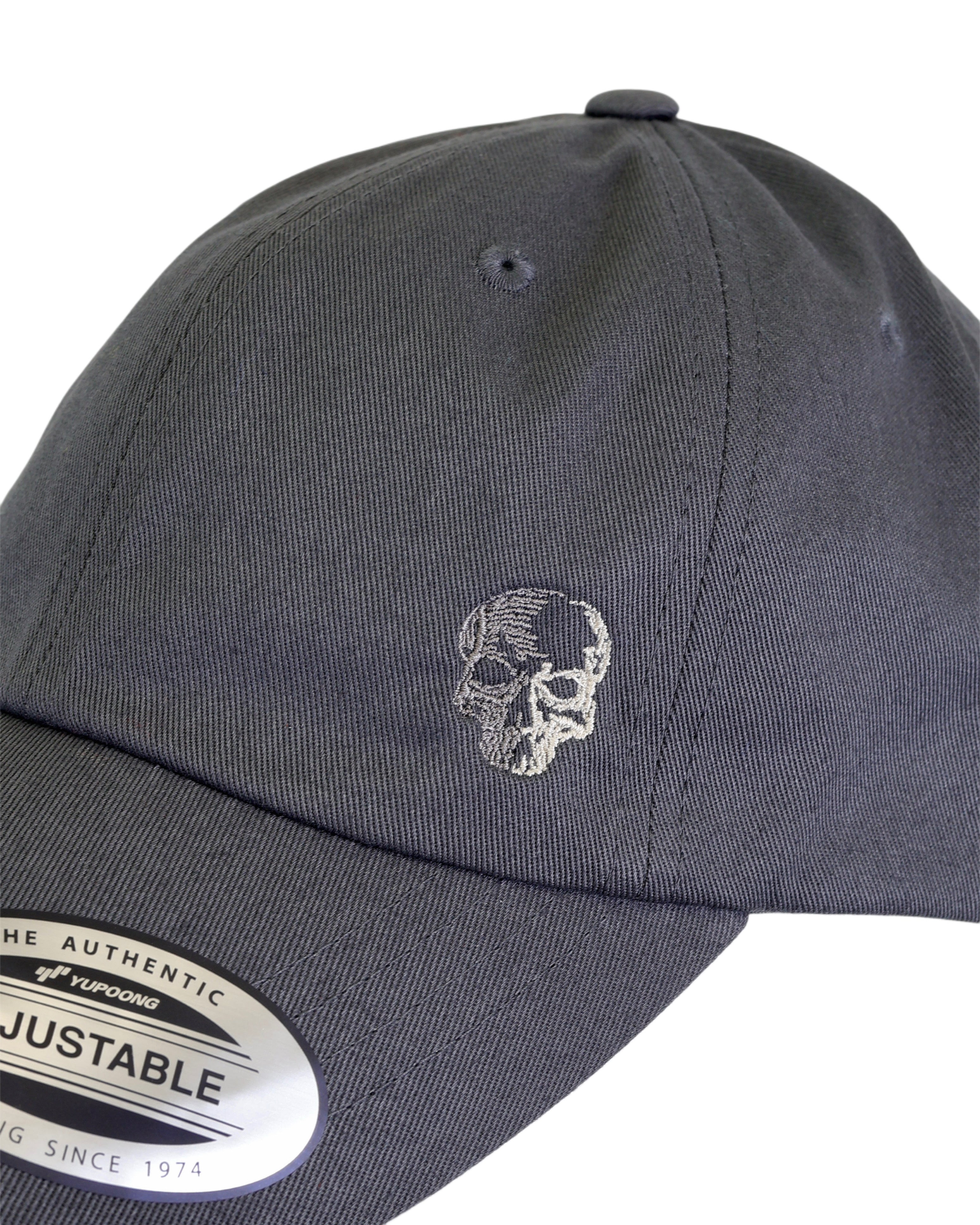 LIMITED EDITION Small Two-Tone Skull Embroidered Adjustable Cap