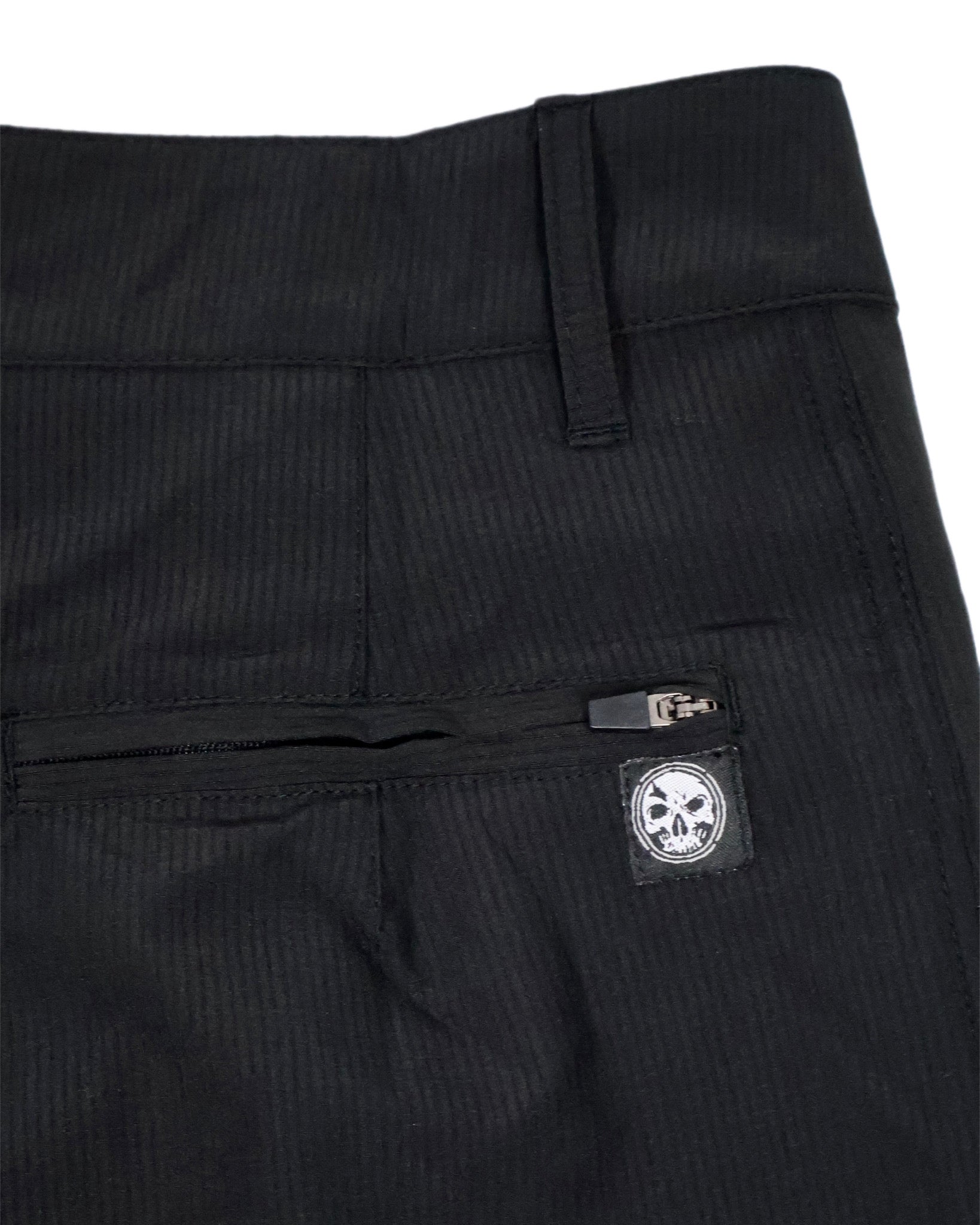 Black Stretch Hybrid Shorts