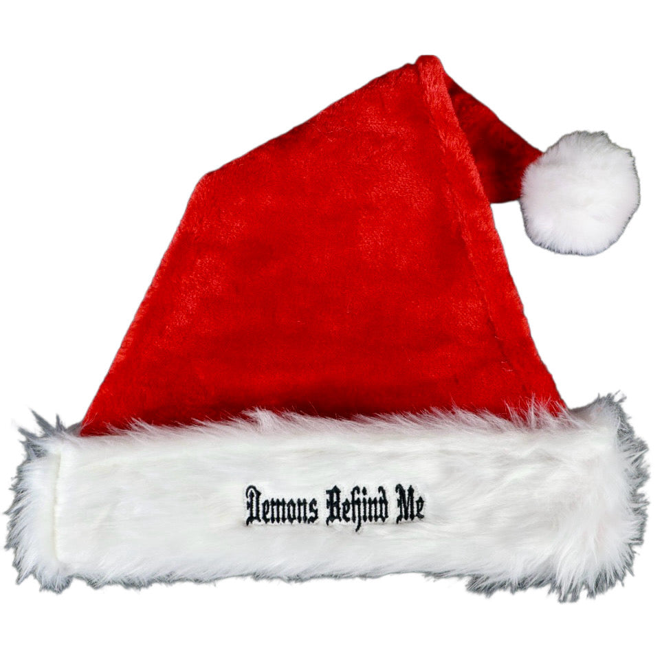 Plush Santa Hat - Circle Skull Logo - LIMITED EDITION!