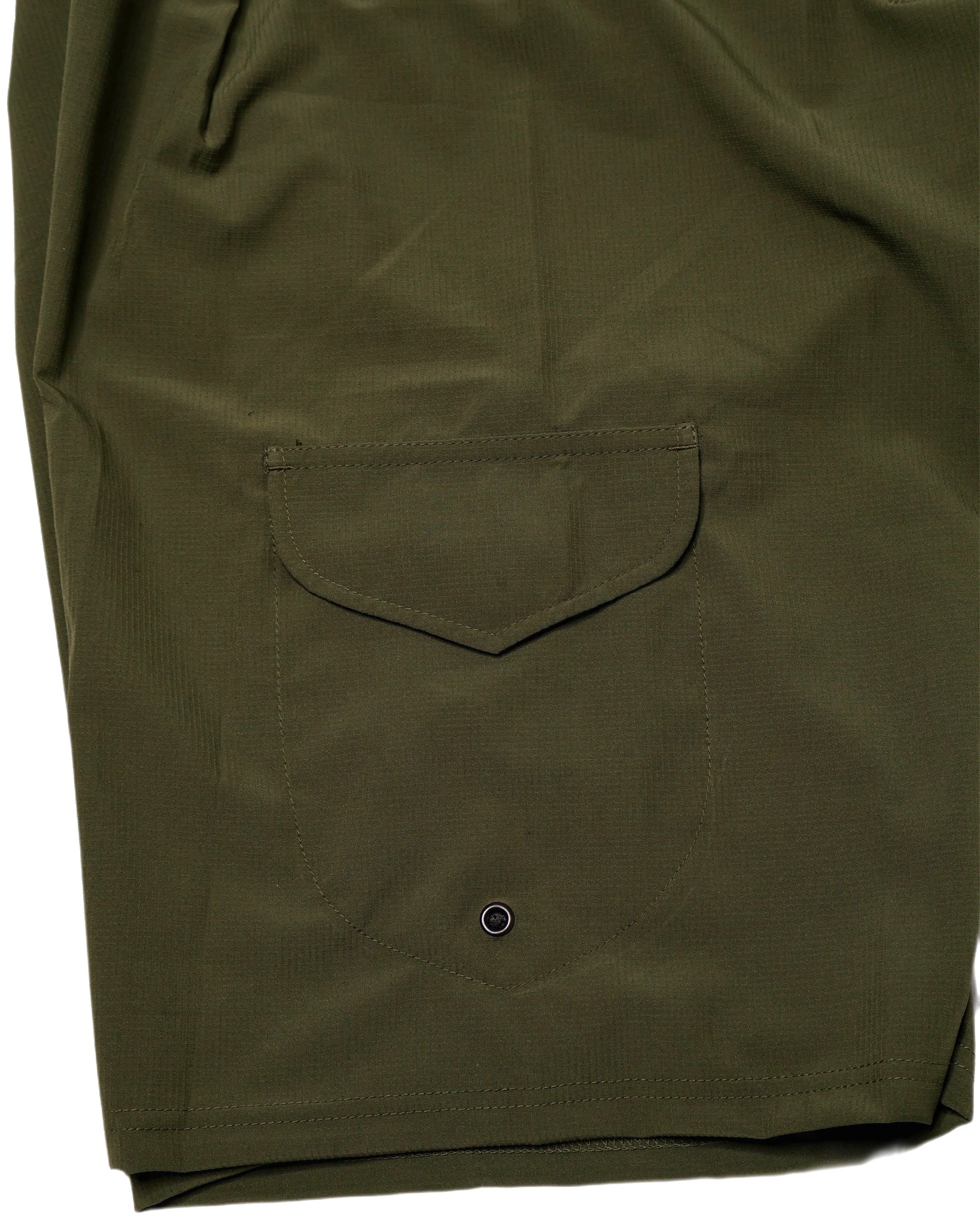 Closeout- Military Green Stretch Board Shorts
