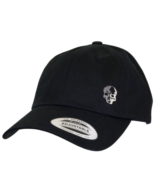 LIMITED EDITION Small Two-Tone Skull Embroidered Adjustable Cap