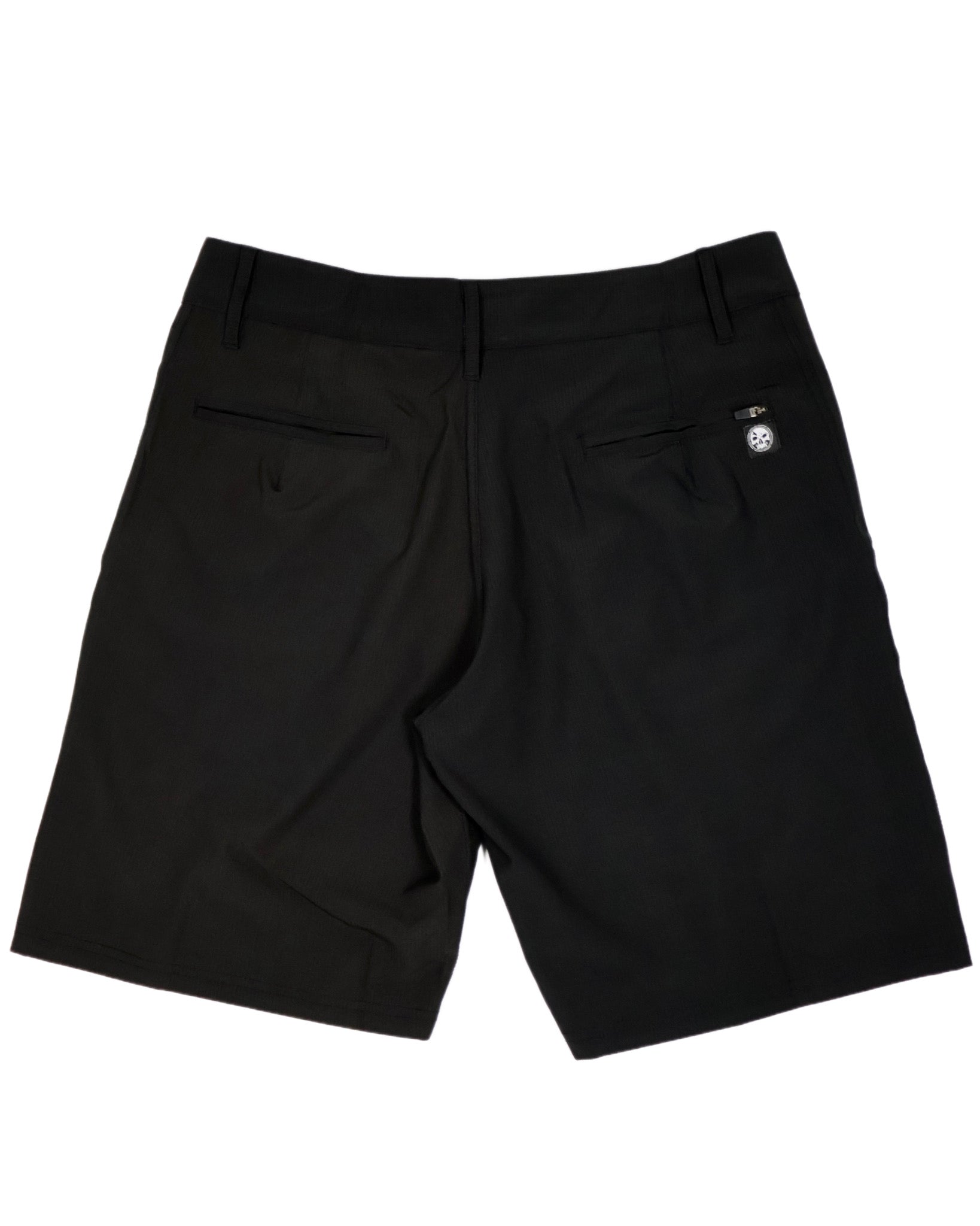 Black Stretch Hybrid Shorts
