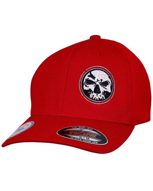 LIMITED EDITION JANUARY! Classic Circle Skull "Never Fade" Fitted Cap (3 Colors)