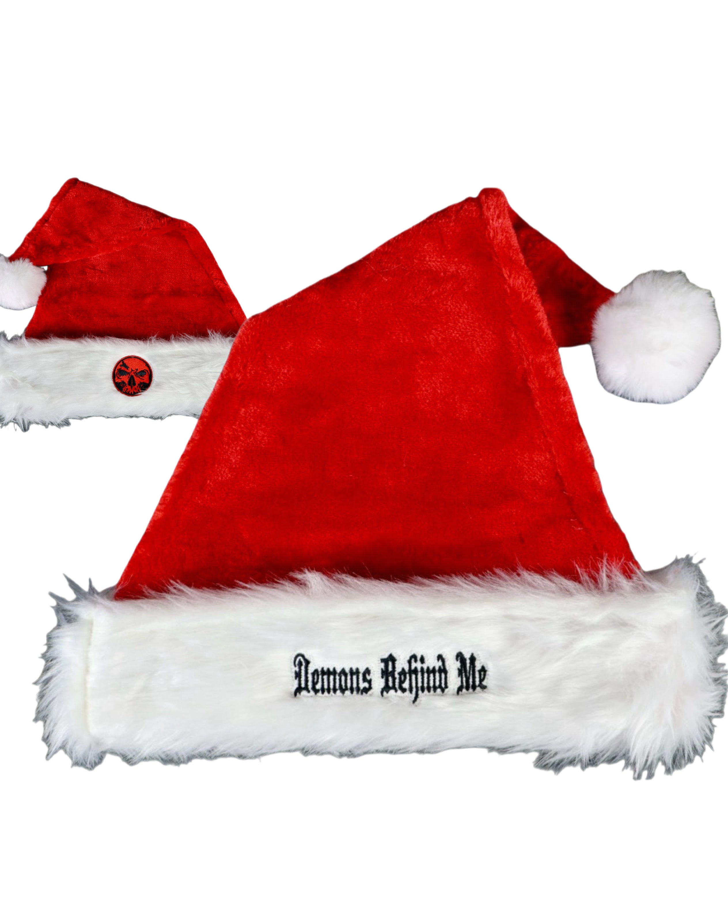 Plush Santa Hat - Circle Skull Logo - LIMITED EDITION!