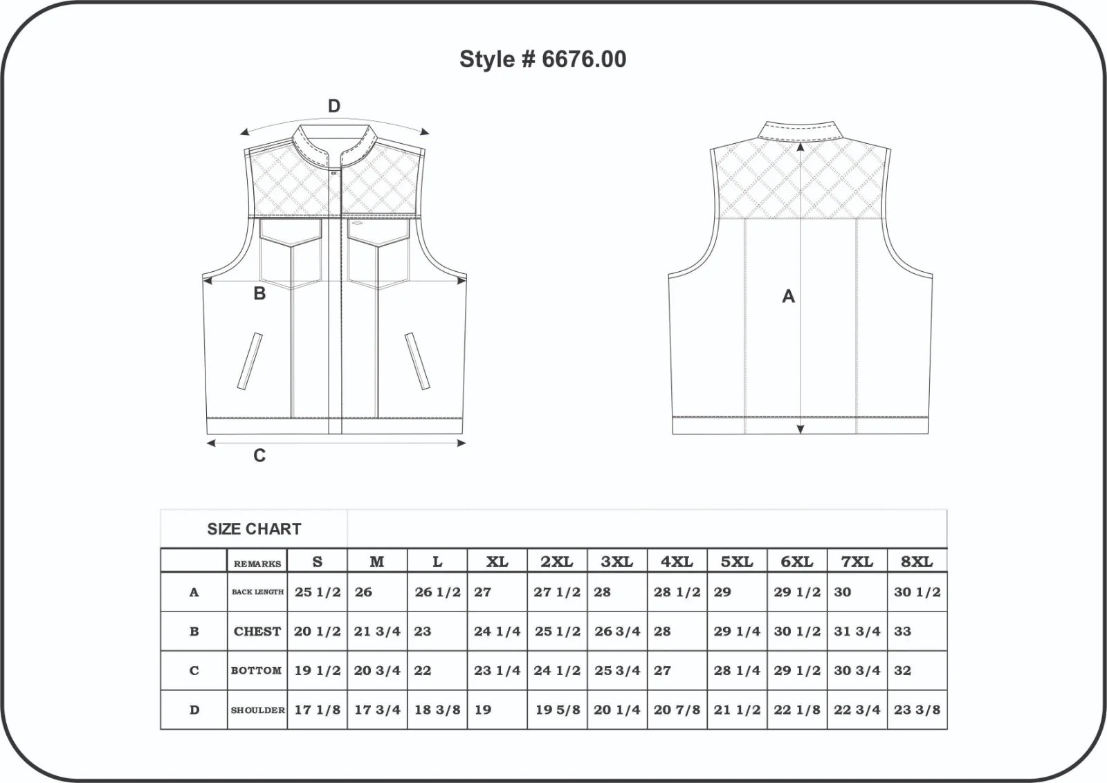 Premium Black Denim Gun Pocket Riding Vest
