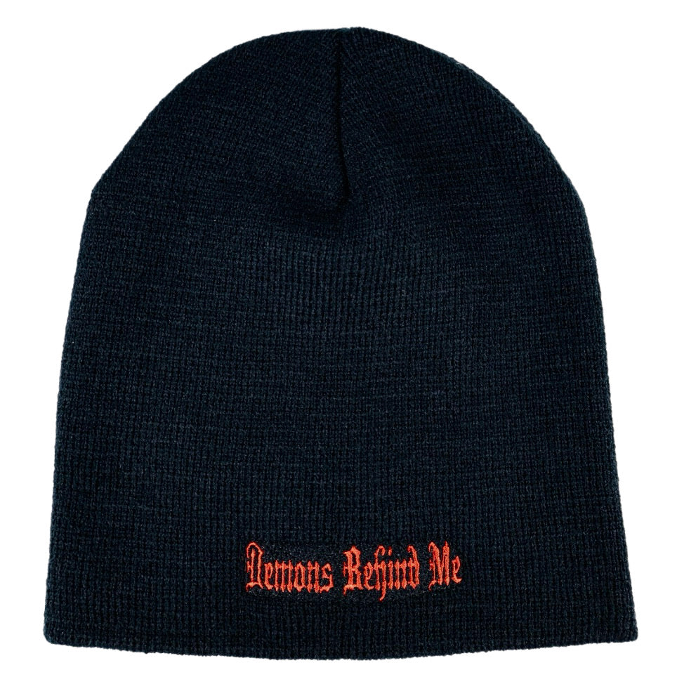 Santa Skull Black Beanie