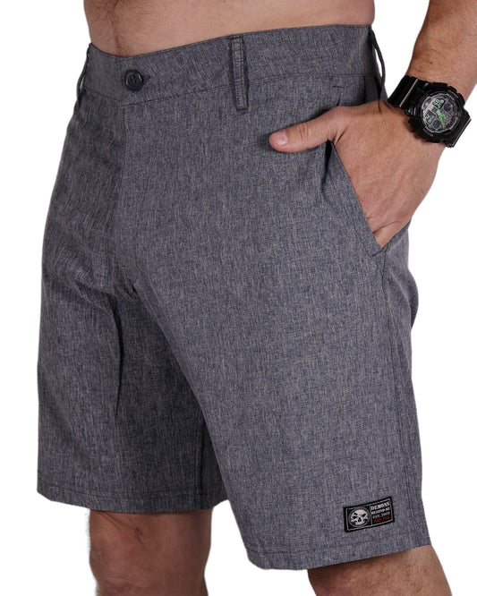 NEW! Blue Gray Stretch Hybrid Shorts