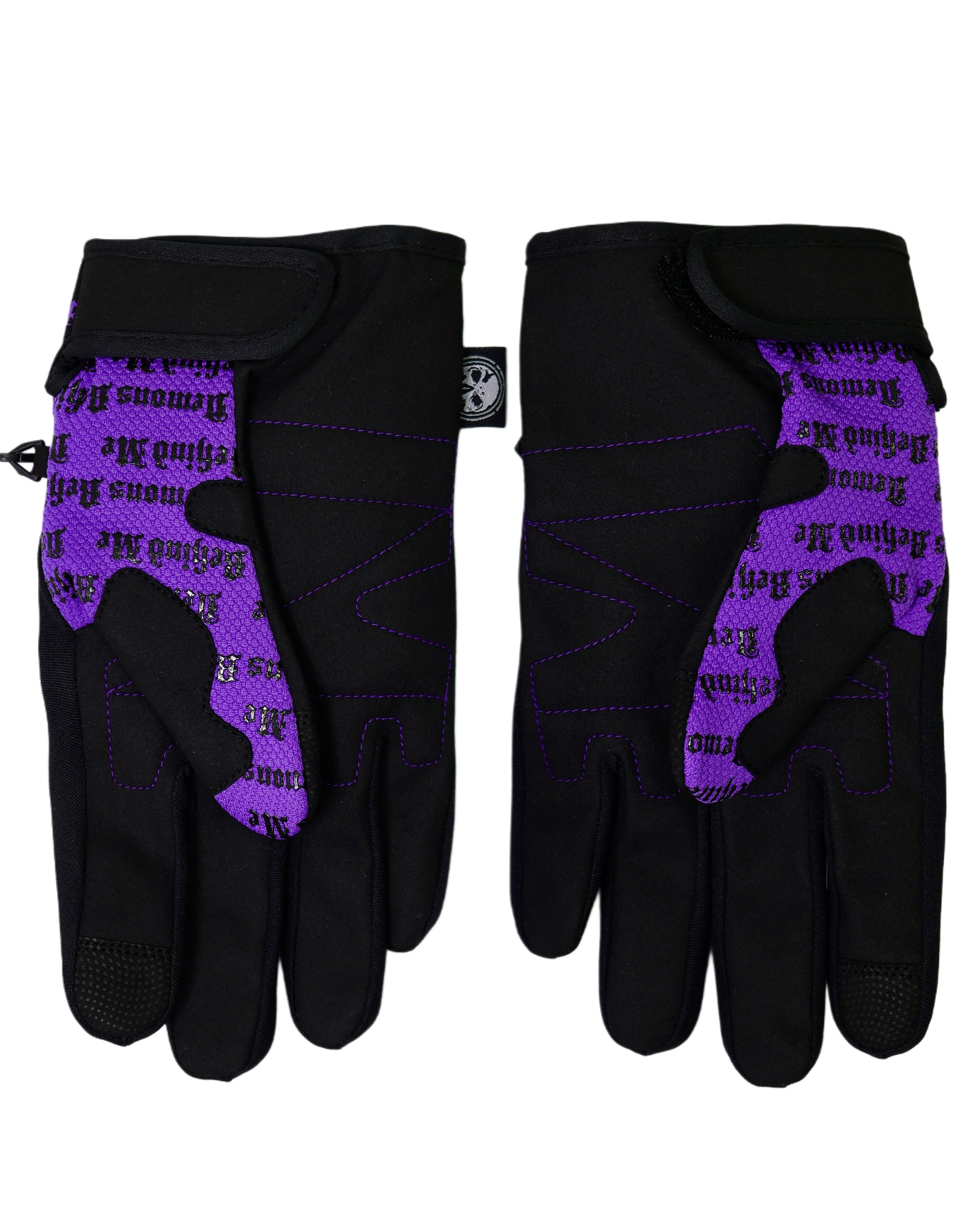 NEW! Big Skull Padded Riding Gloves