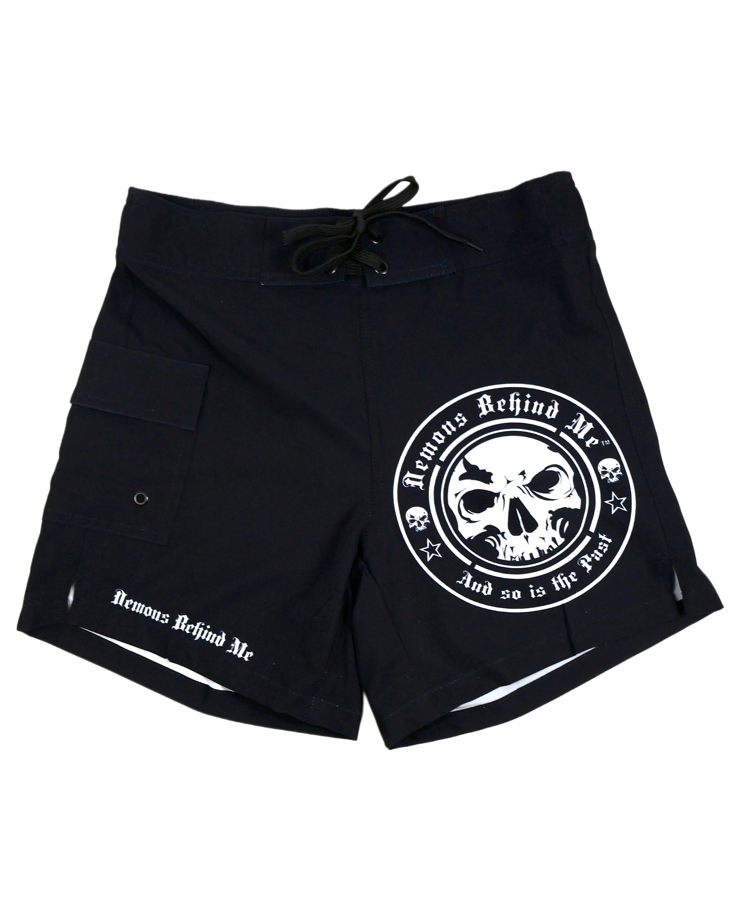 Women's Premium Black Stretch Board Short