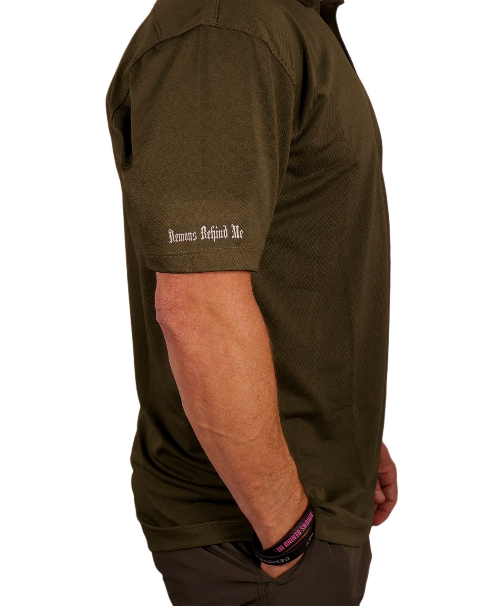 NEW UV Choice Pique Polo Army Green