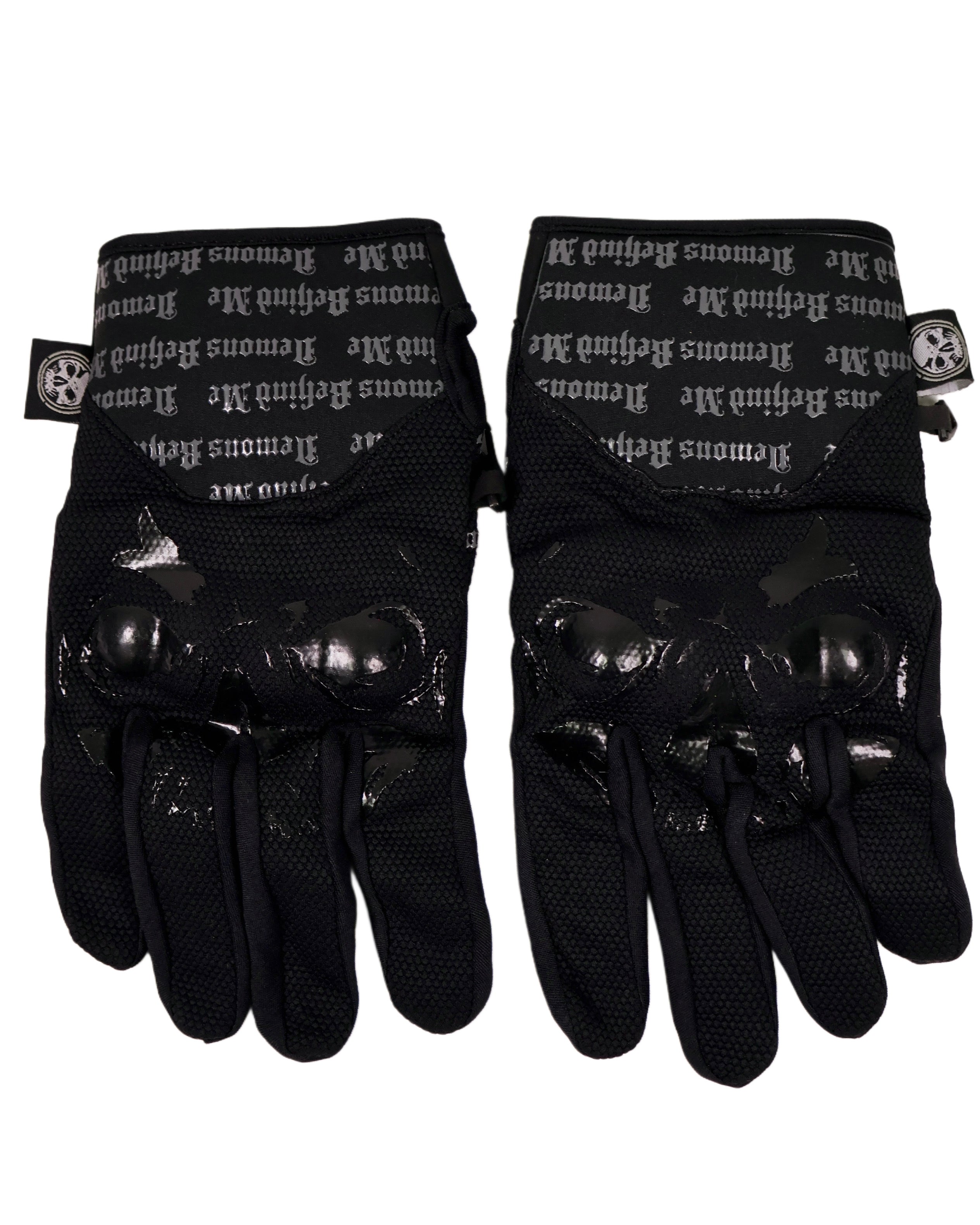 NEW! Big Skull Padded Riding Gloves