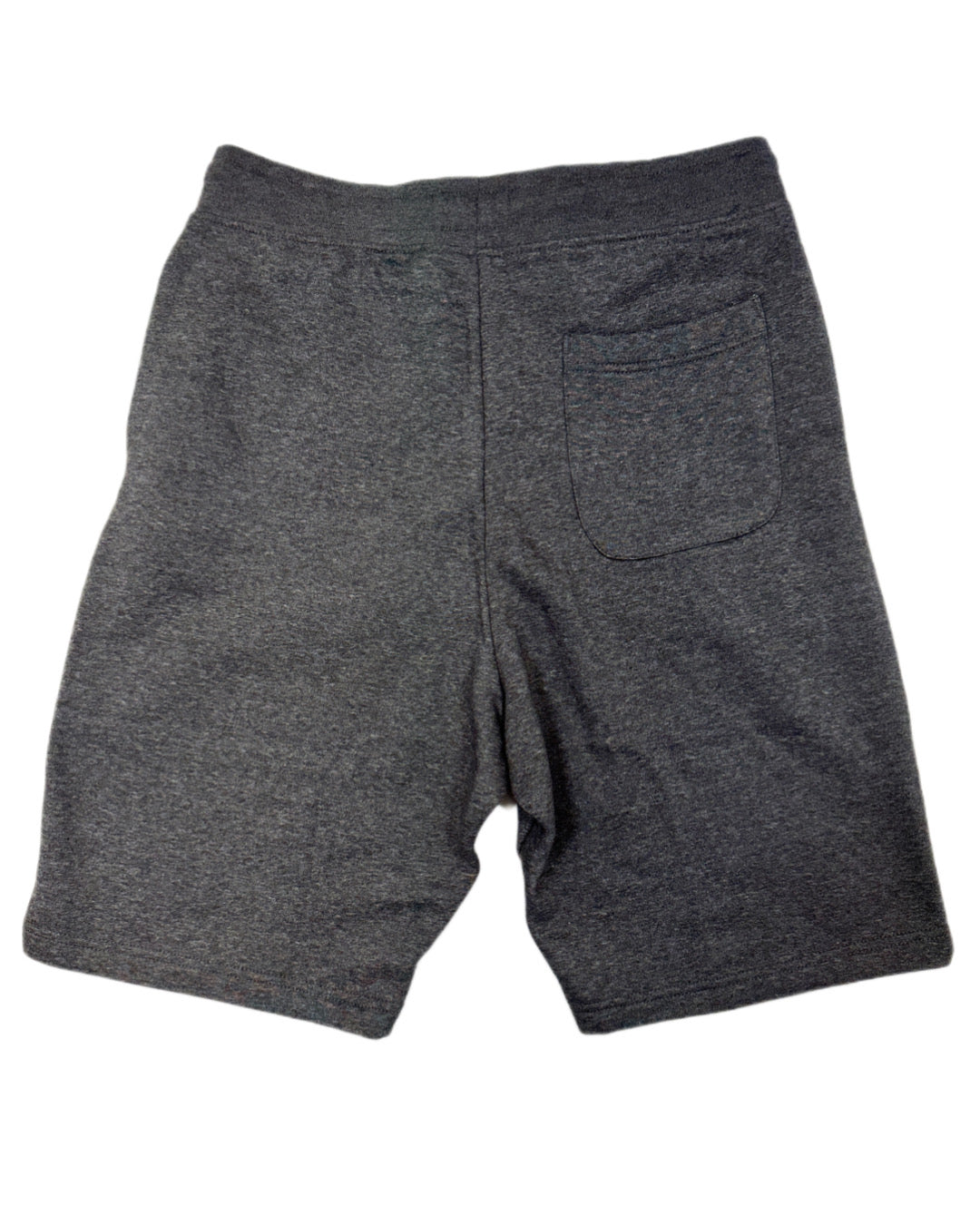 Men's Charcoal Lightning Embroidered Fleece Shorts
