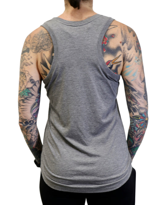 "Raven" Triblend Racerback Tank