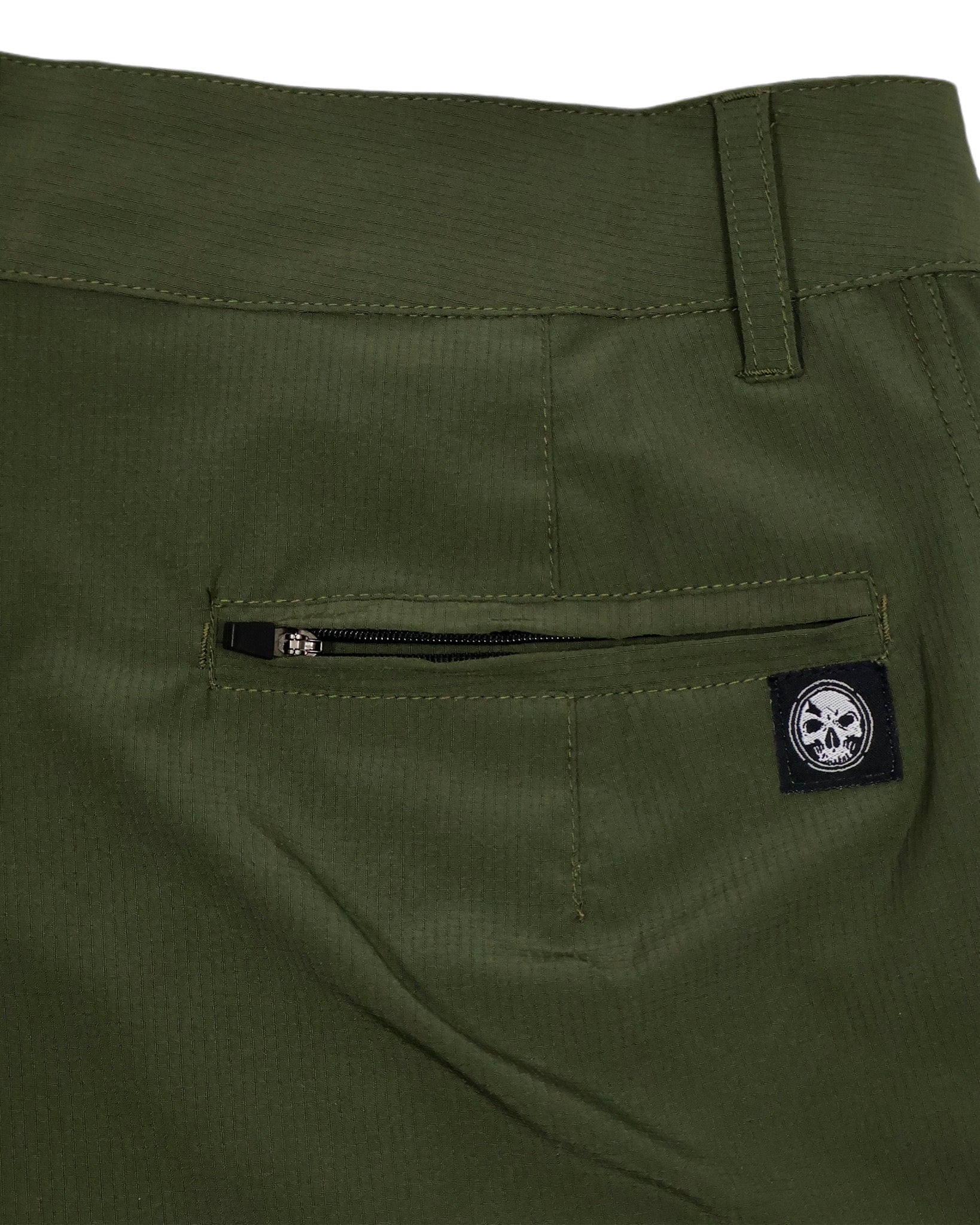 Closeout- Military Green Stretch Hybrid Shorts