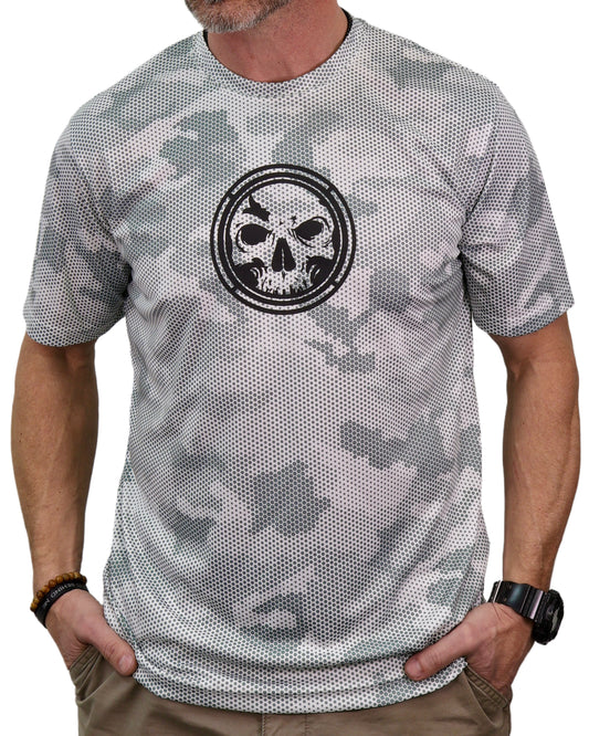 Classic Logo Camo-Hex Premium Performance Tee