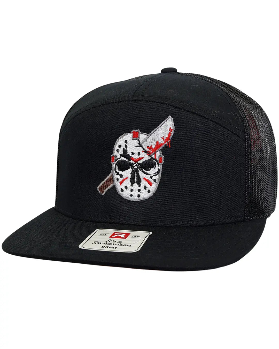 LIMITED EDITION! "Horror Collection" Richardson 7 Panel Embroidered Adjustable Cap