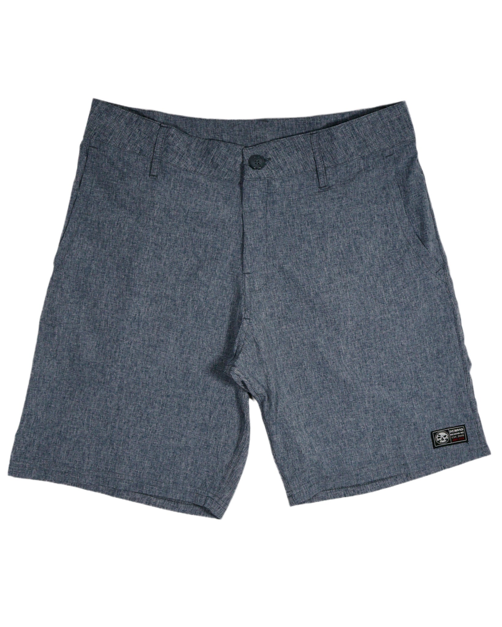 Gray Stretch Hybrid Shorts