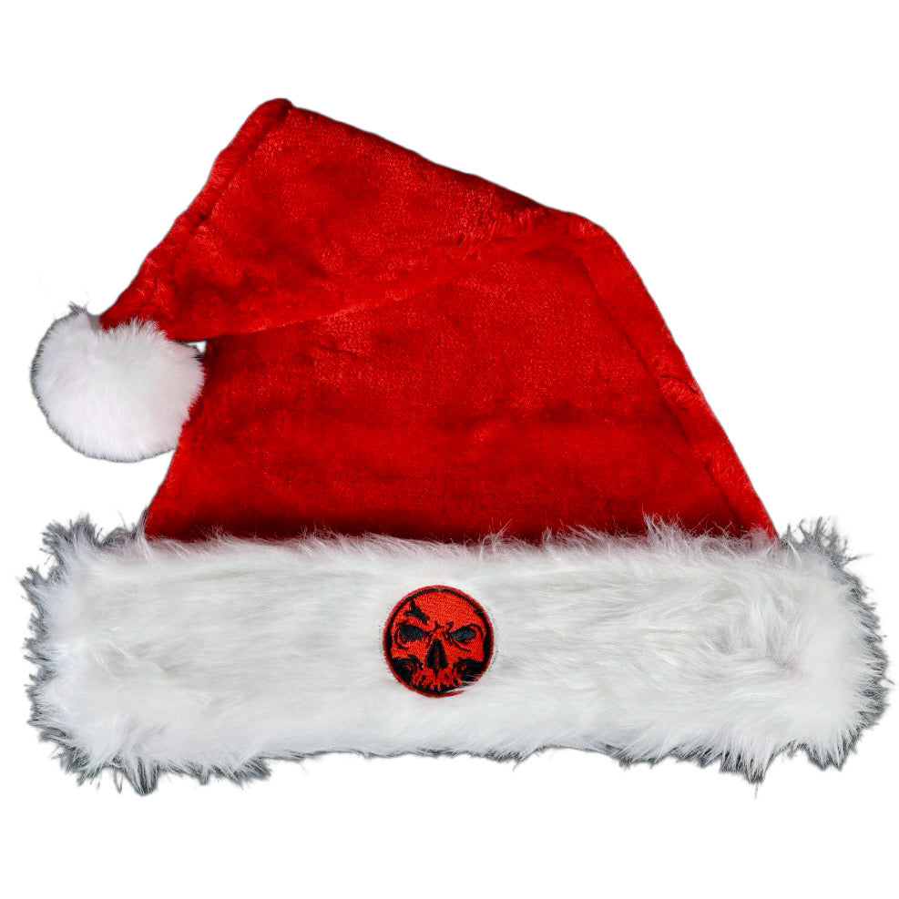 Plush Santa Hat - Circle Skull Logo - LIMITED EDITION!