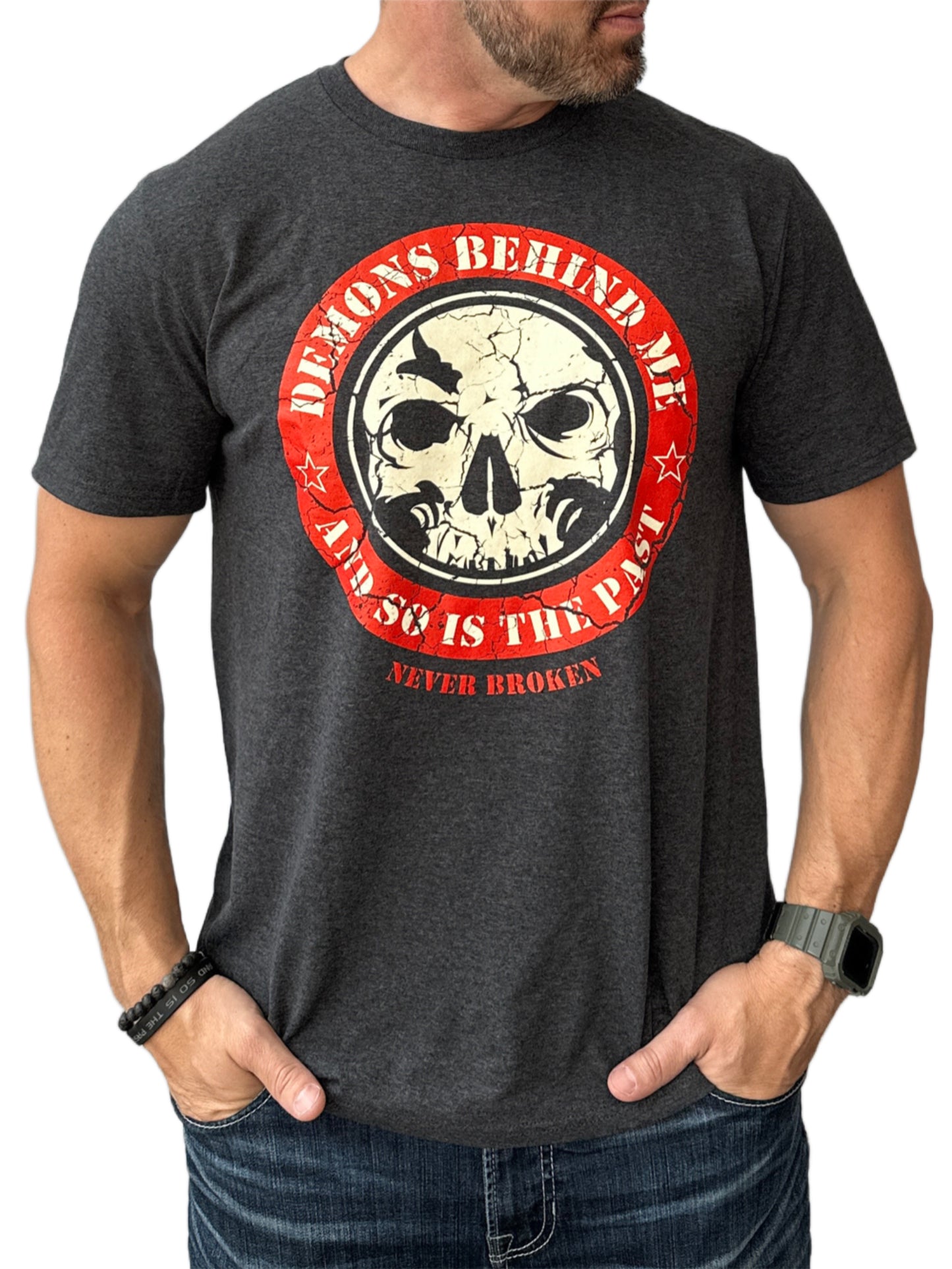 NEW! Never Broken Light-Weight T-Shirt 2.0 (Black Frost)