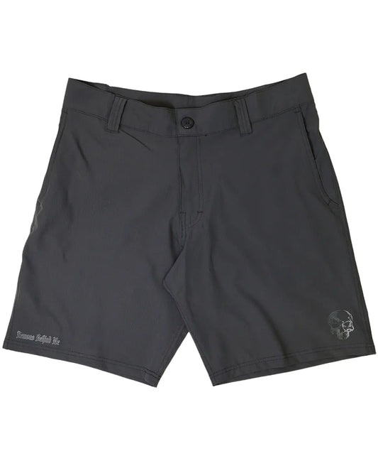 Hybrid Stretch "2-Tone Skull" Shorts
