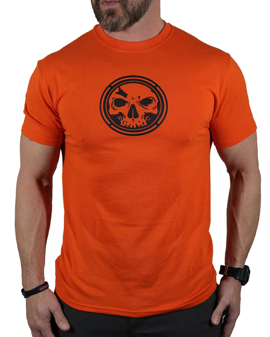 NEW!  Men's Orange Moisture Management T-Shirt 2.0