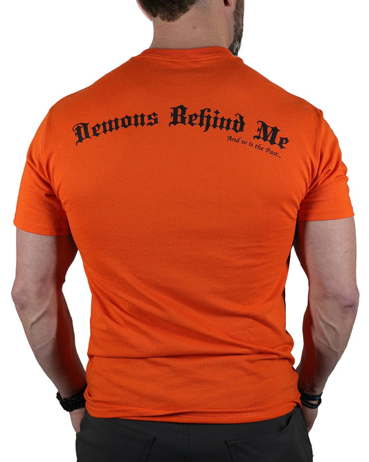 NEW!  Men's Orange Moisture Management T-Shirt 2.0