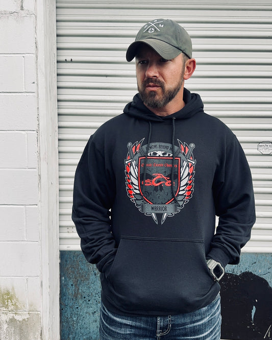 Closeout- Orange County Choppers Collaboration "Warrior" Unisex Black Hoodie