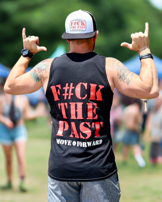 Men's "F The Past" Black Tank