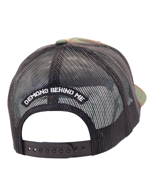 Patriotic Camo Retro Snapback Trucker