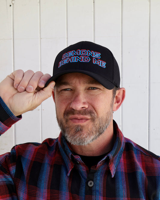 Closeout- Black Never Fade "Miami Trip" Fitted Cap