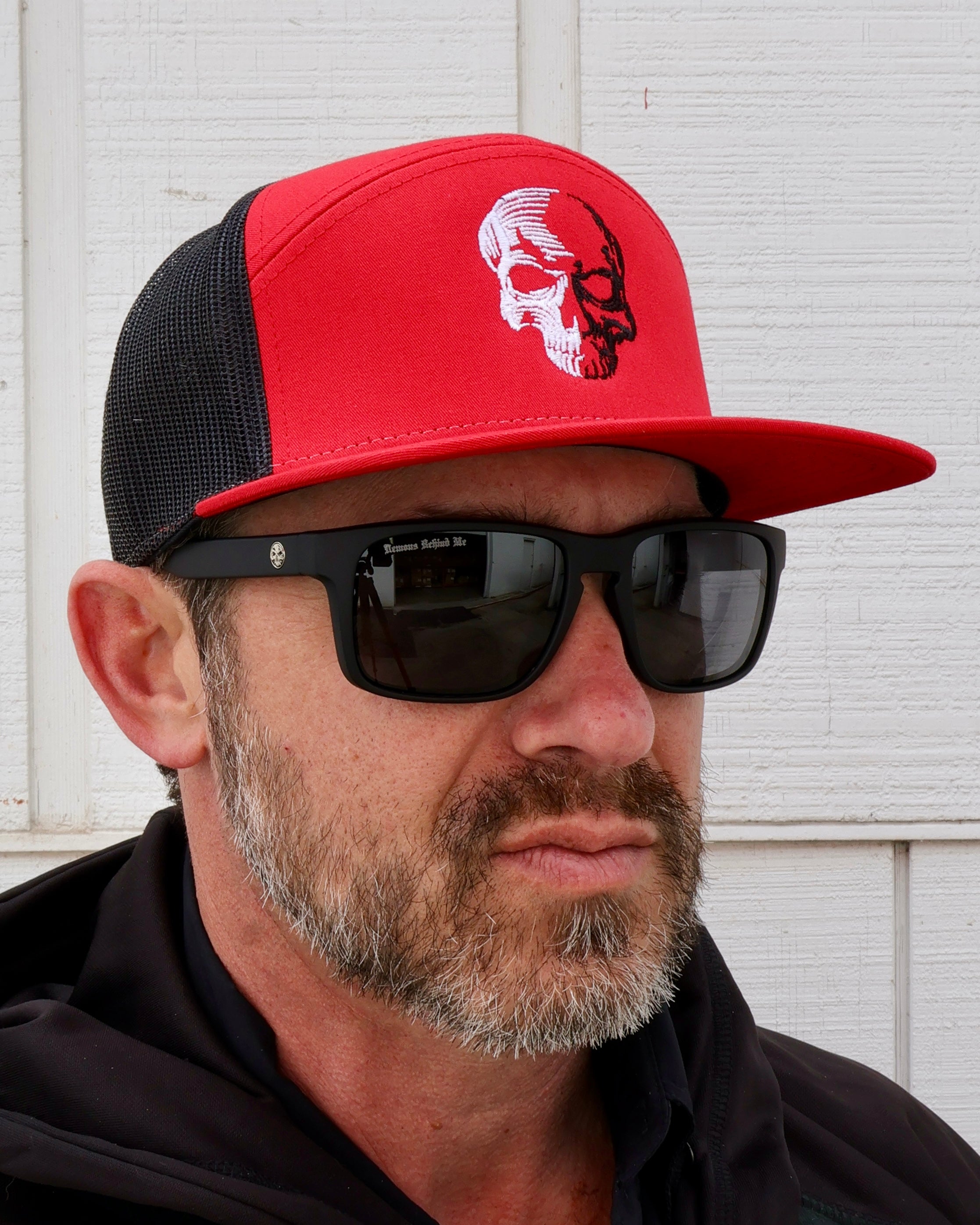 LIMITED EDITION Richardson 7 Panel Adjustable Cap - Two Tone Skull