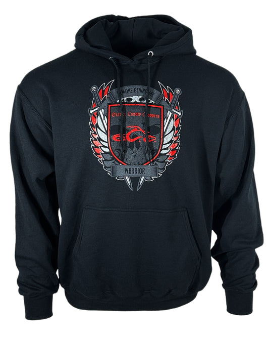 Orange County Choppers Collaboration "Warrior" Unisex Black Hoodie