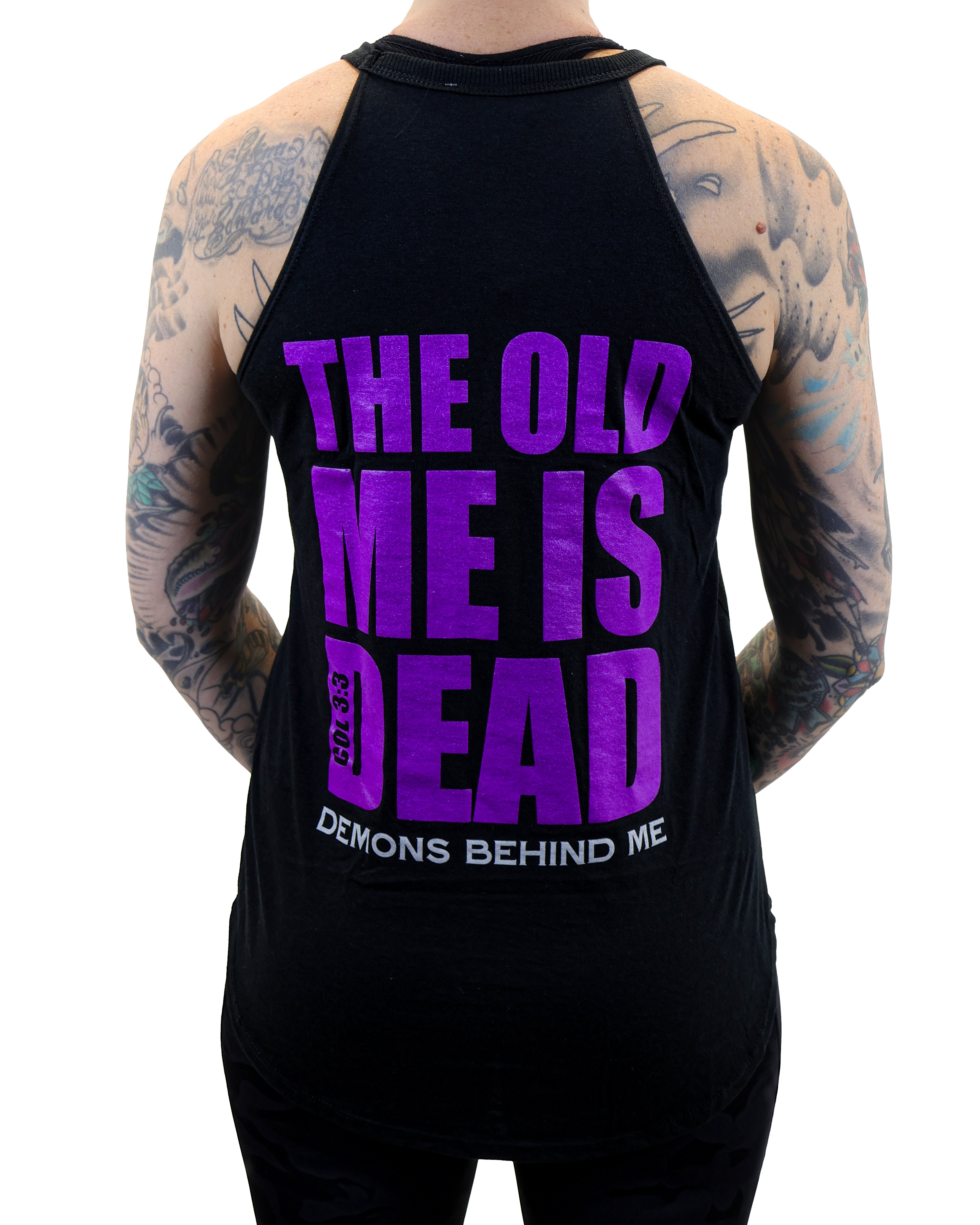 Women's OLD ME IS DEAD Rocker Tank Top