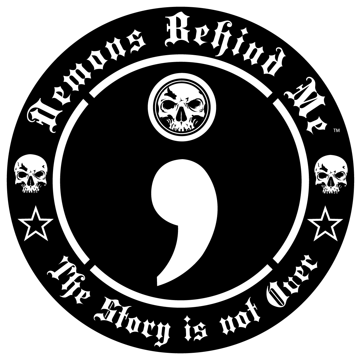 New - Semicolon Sticker