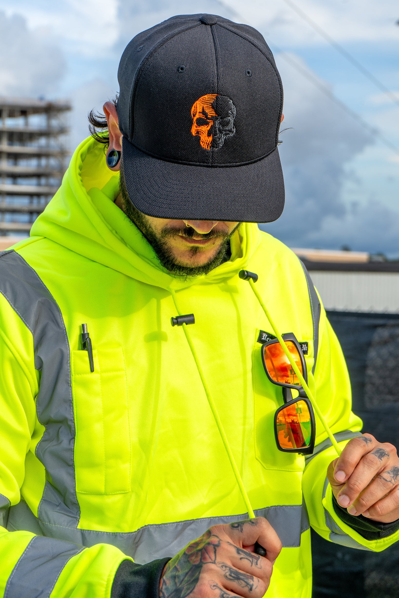 Premium, Class 3 Hi-Vis Branded Hoodie