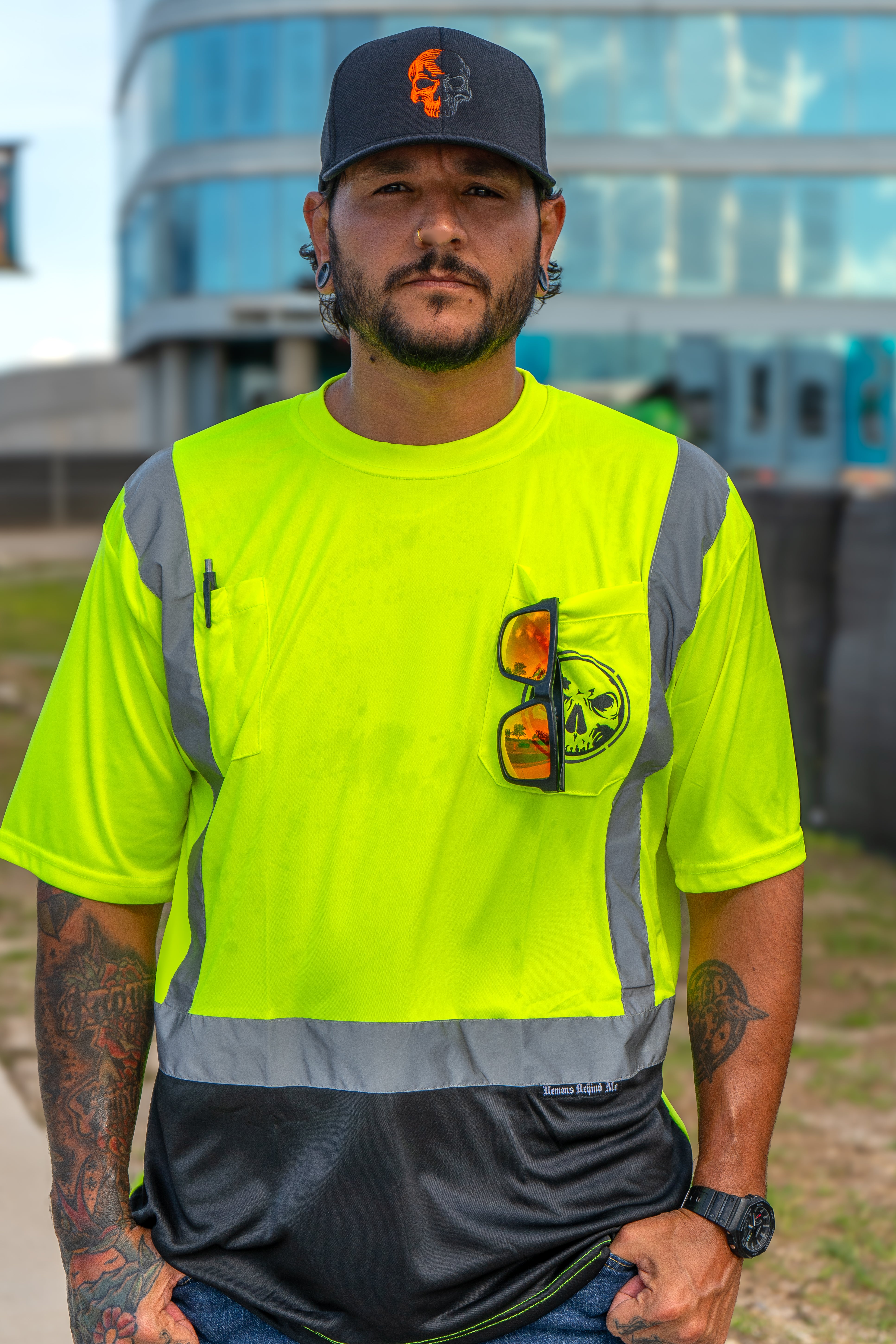 Premium, Class 2 Branded Hi-Vis Performance T-Shirt
