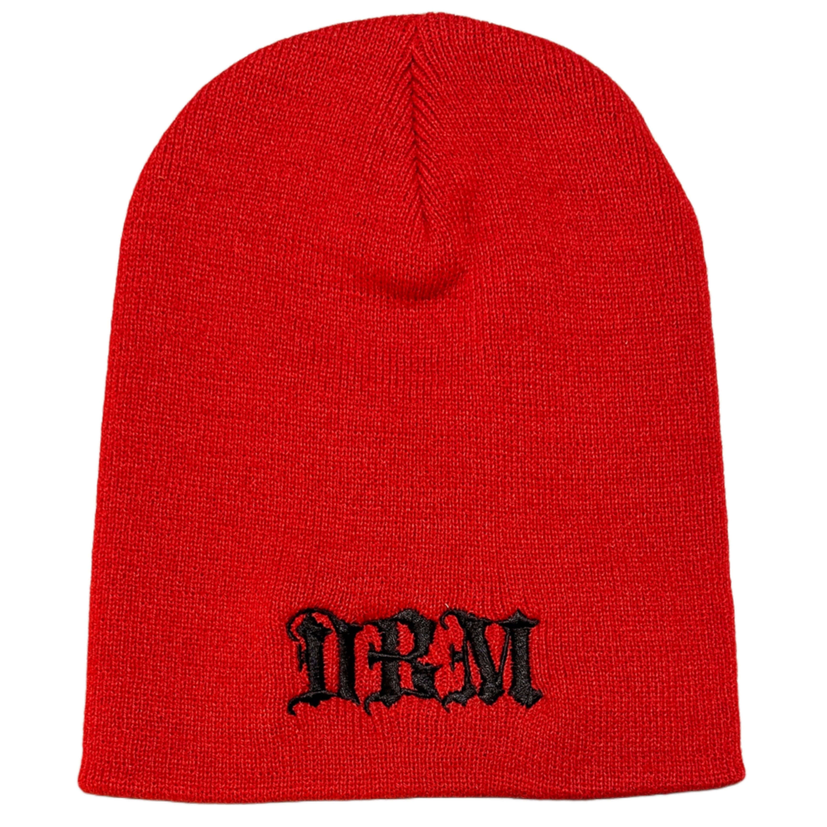 DBM Circle Skull Beanies! Red, Black, & Purple!
