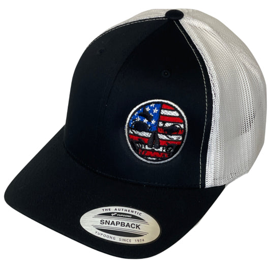 NEW! Patriotic Retro Snapback Trucker