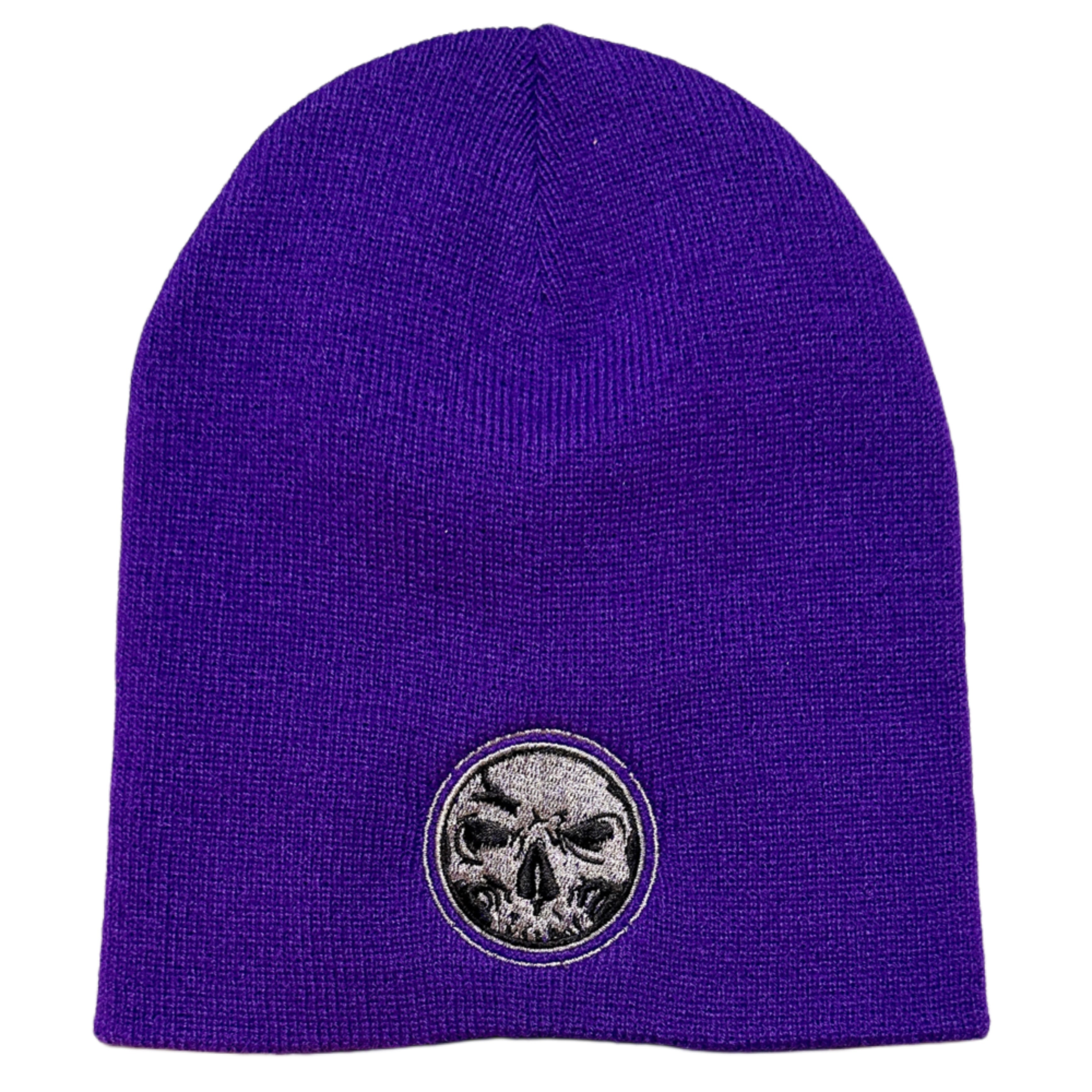 DBM Circle Skull Beanies! Red, Black, & Purple!