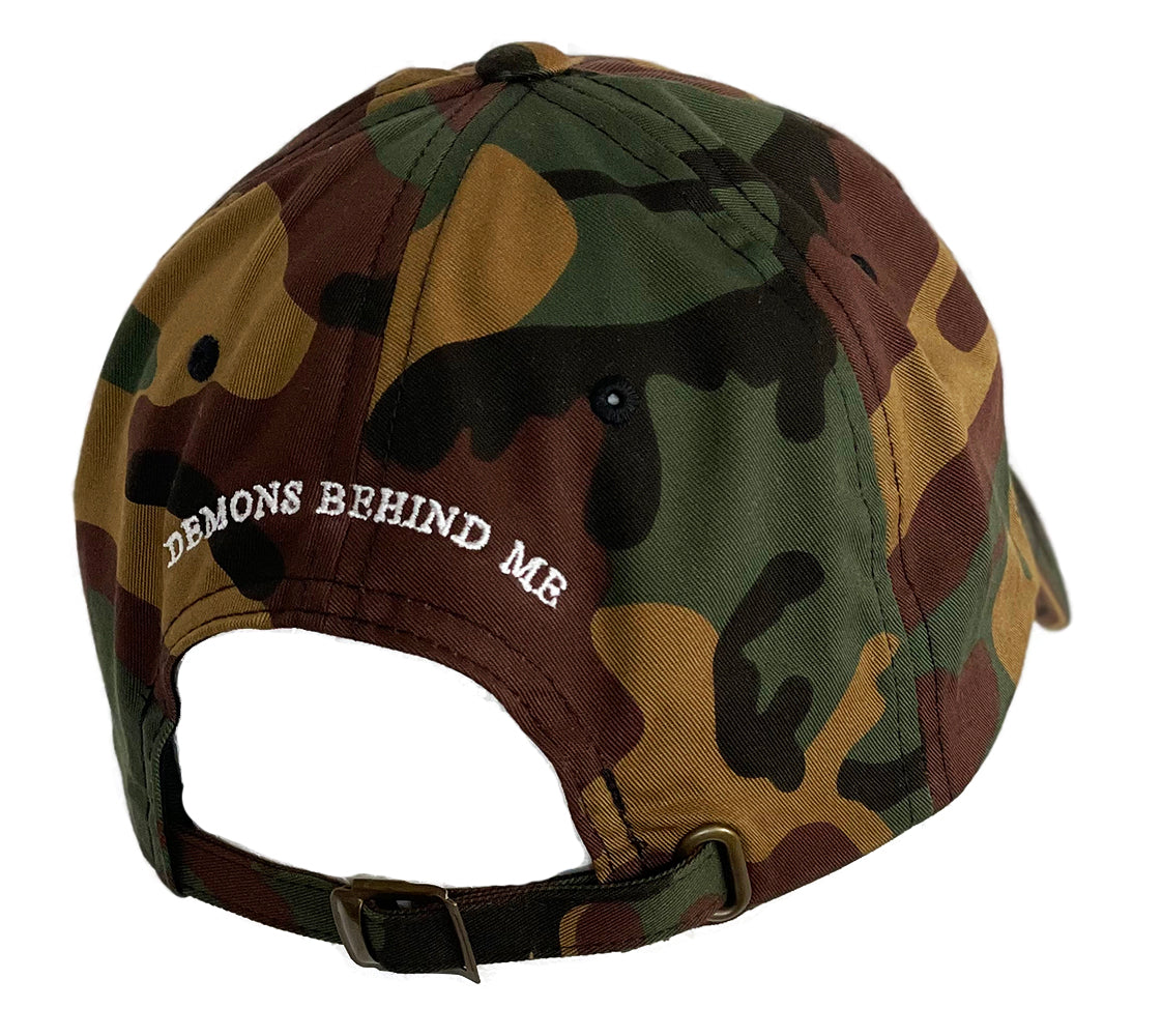 Camo Embroidered Adjustable Cap