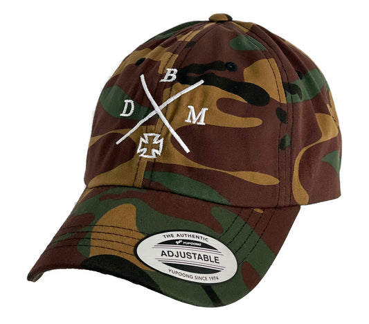 Camo Embroidered Adjustable Cap
