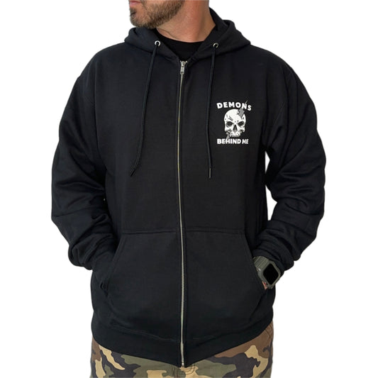Closeout- "Unbreakable" Unisex Zip-Up Hooded Sweatshirt
