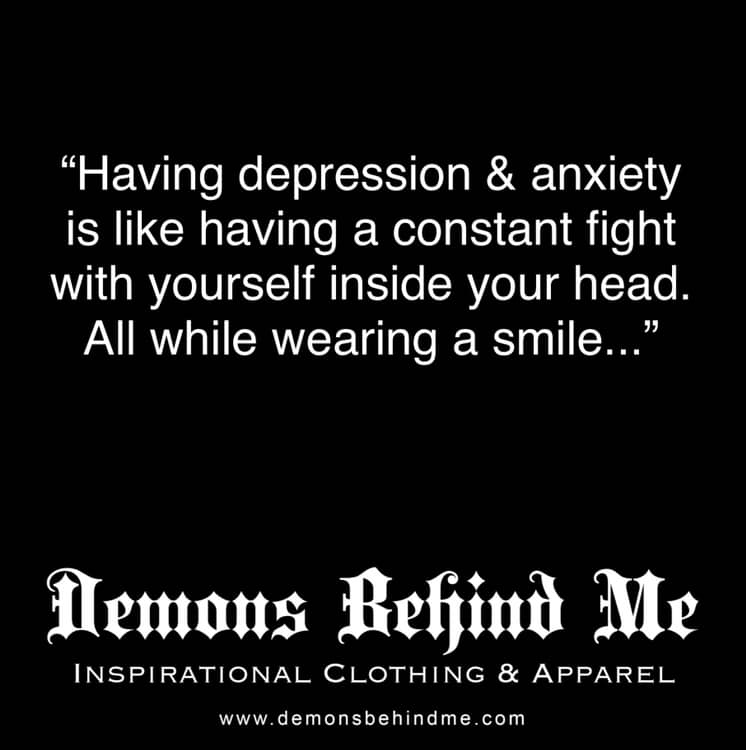 "Having depression & anxiety..."
