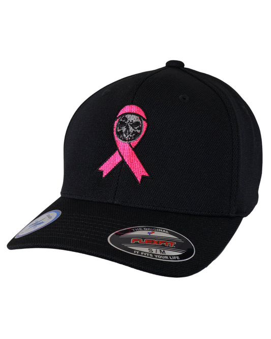 LIMITED EDITION OCTOBER! Flexfit "Never Fade" Pink Awareness Ribbon Cap