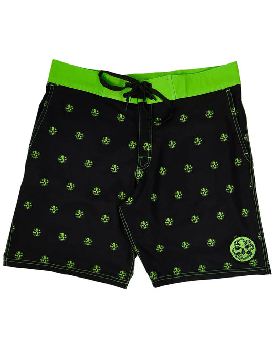 "Lucky" Clover Premium 4-Way Stretch Board Short