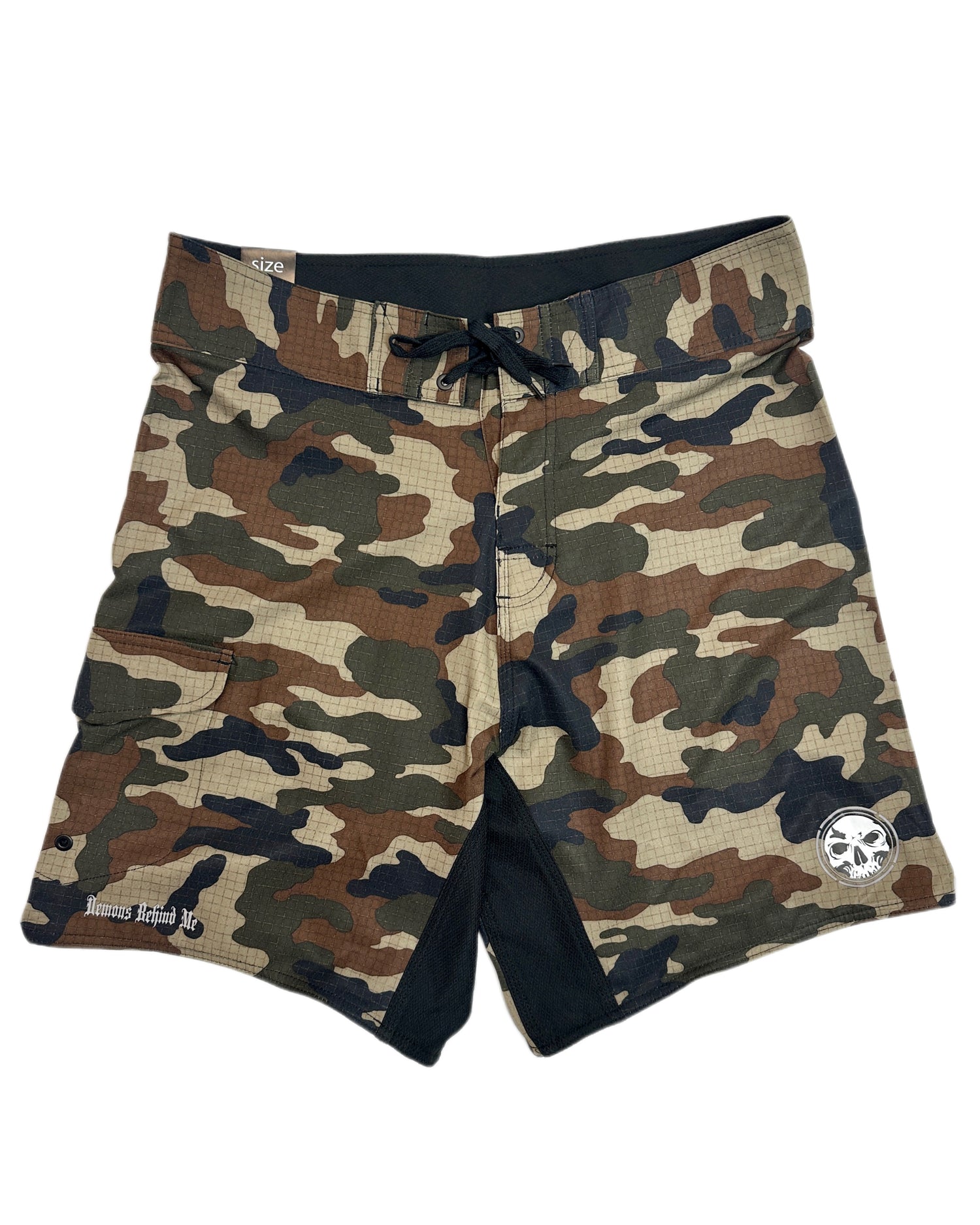 Mens camo hot sale board shorts