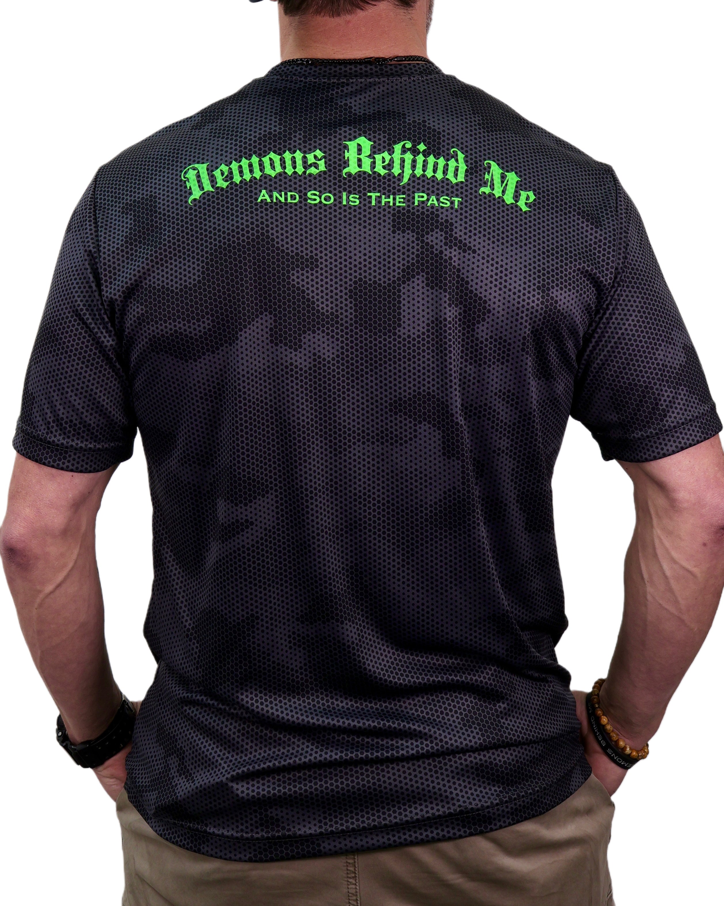 Premium Performance Camo-Hex Two-Tone Skull Tee