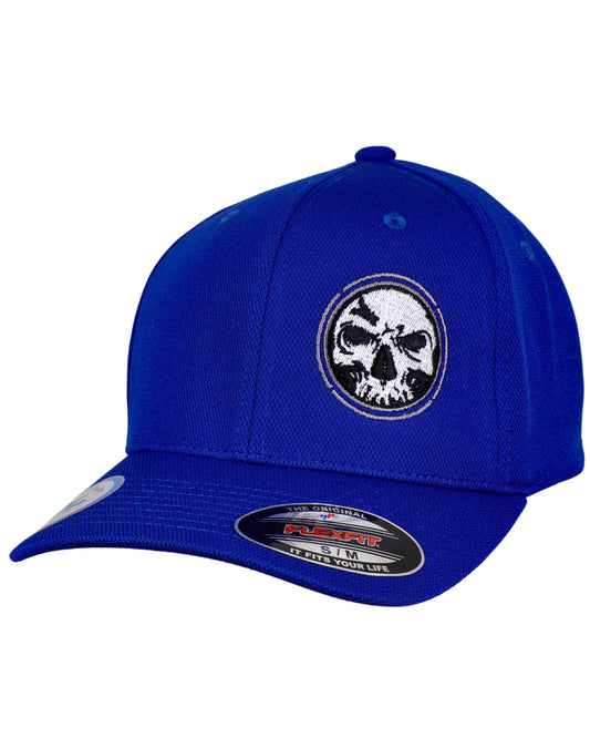 LIMITED EDITION JANUARY! Classic Circle Skull "Never Fade" Fitted Cap (3 Colors)
