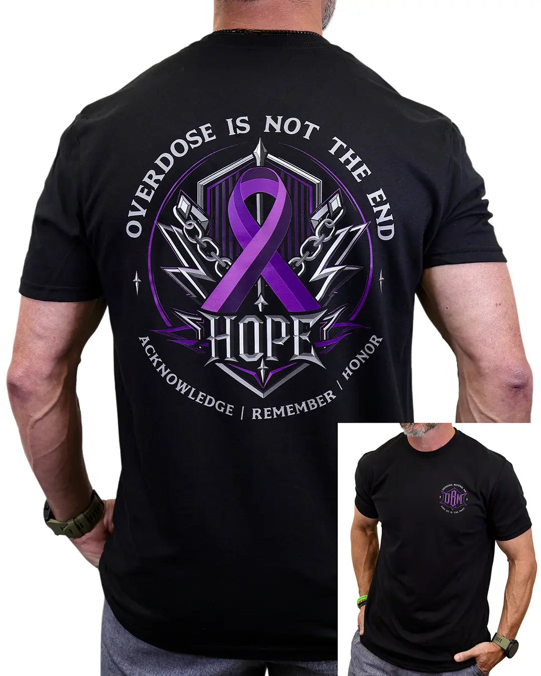 "Overdose Is Not The End" Unisex Premium Light-Weight Tee
